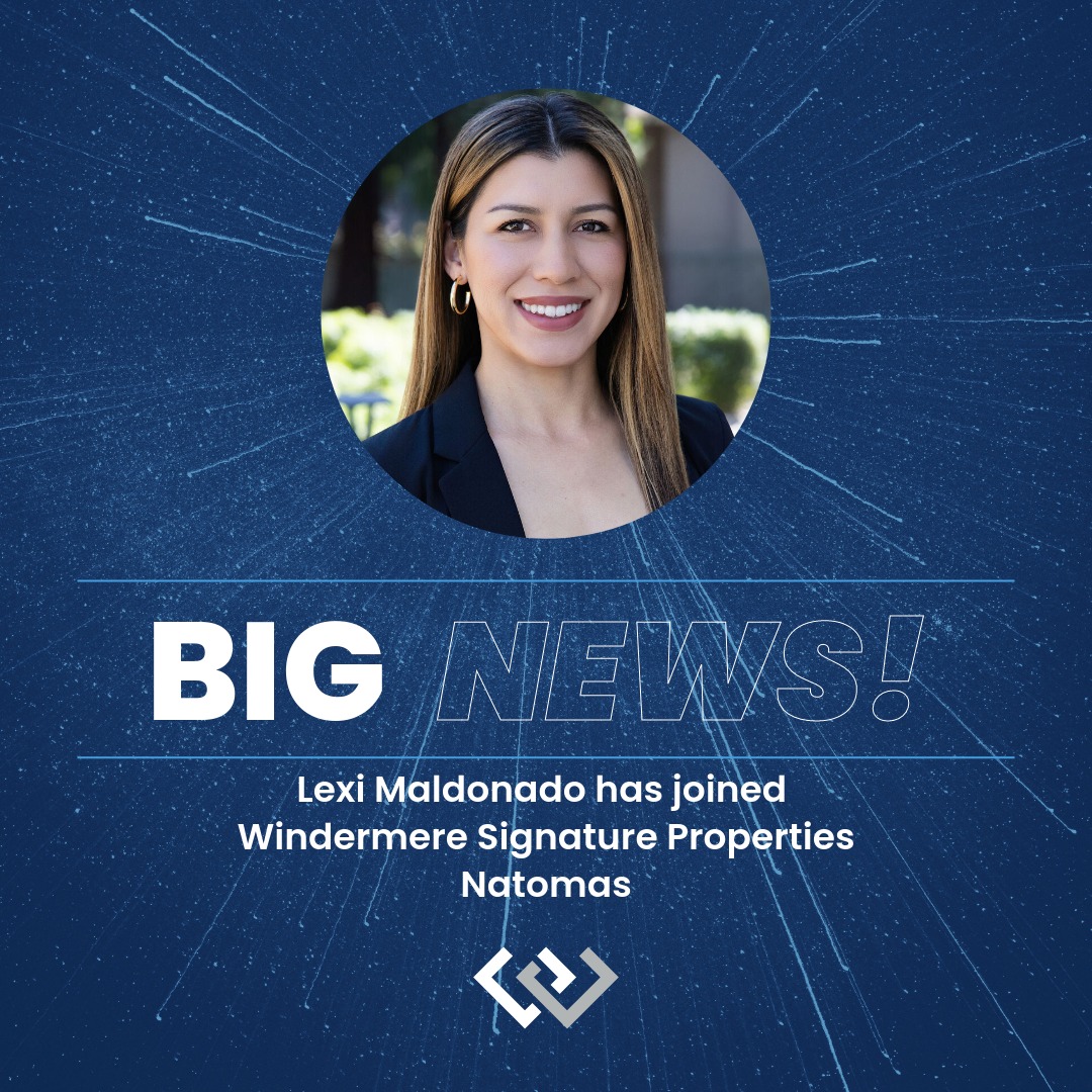 We’re thrilled to welcome Lexi Maldonado DRE#02081579 to our Windermere Signature Properties Natoms family. She brings a fresh perspective, a strong commitment to client care, and a passion for helping people find their perfect place to call home. We can't wait to see what she accomplishes!